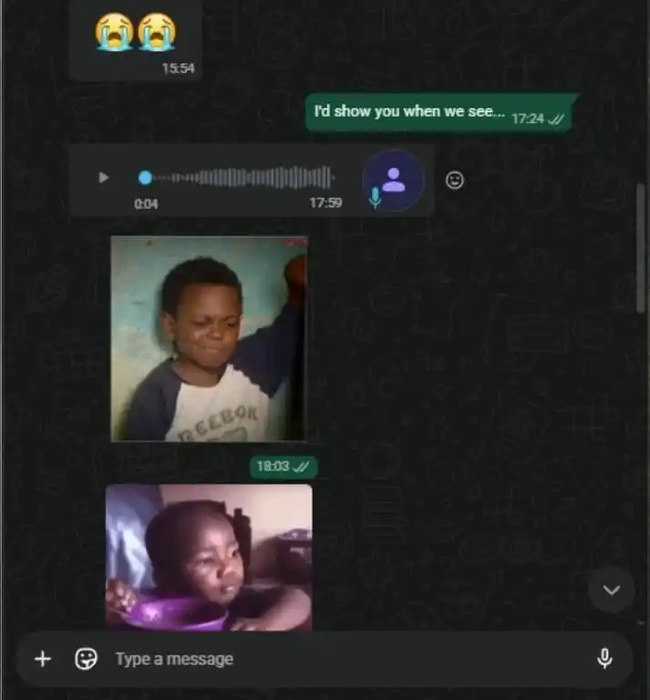WhatsApp Chat Feedback 2